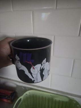 Disney Black and Purple Cruella de Vil Mug
